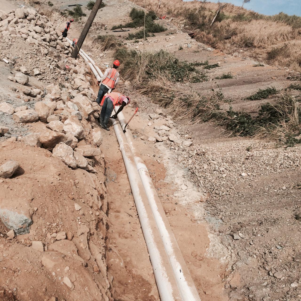 Reparación de fuga de agua realizada por MSP